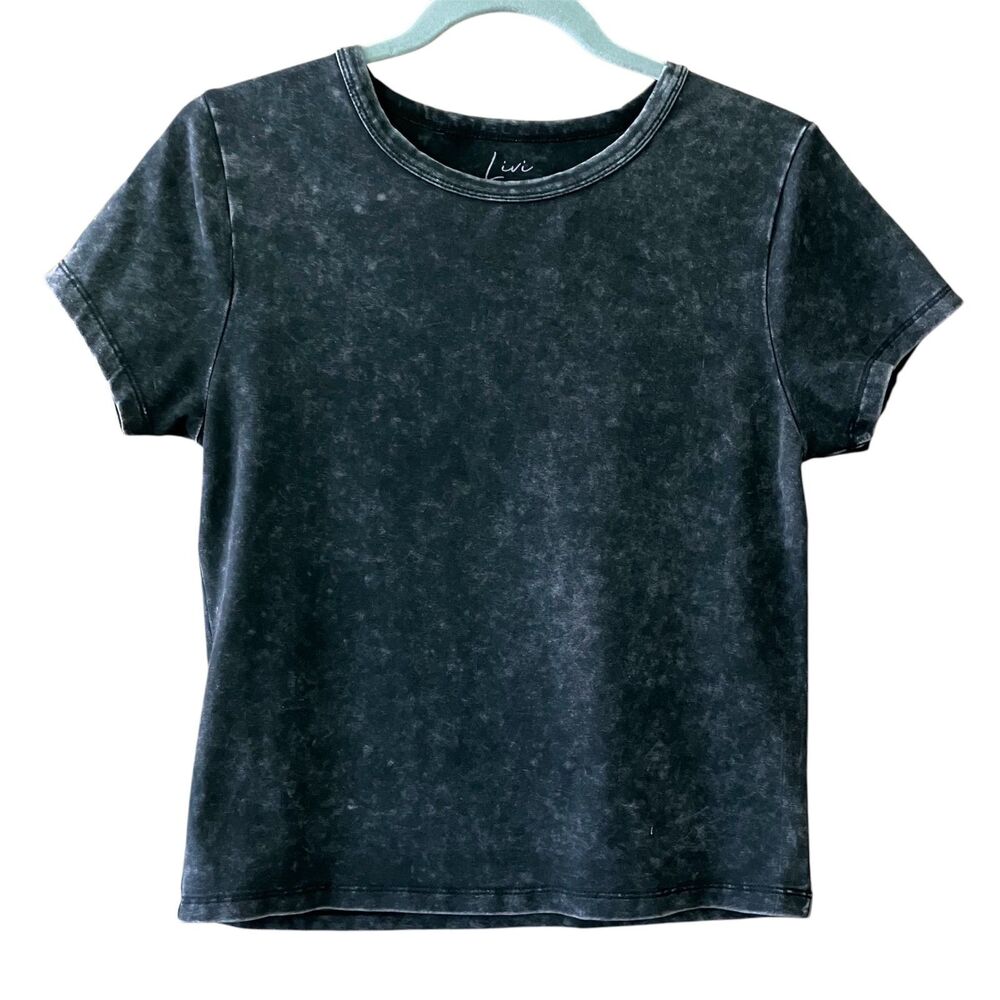 Livi by Olivia Rae faded slim fit crewneck t-shirt